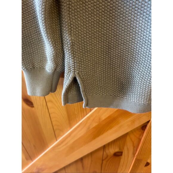 Tommy Bahama Silk Blend Long Sleeve 1/4 Button Up Khaki Sweater Size Large (5776 - Picture 3 of 6